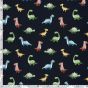 Fleeced Backed Showerproof Soft Shell, Watercolour Dinosaur