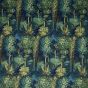 Forbiddden Forest Printed Velvet, Sapphire