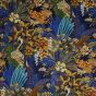 Hidden Paradise Printed Velvet, Midnight