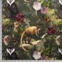 Jungle Monkey Printed Velvet, Green