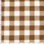 Maxi Gingham Sherpa Fleece, Camel