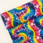 Rainbow Wave Tie Dye Cotton Print