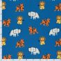 Safari Surprise Cotton Jersey, Cobalt