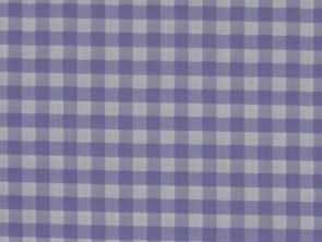 Lilac 1/4 inch Gingham Fabric by The Yard (65% Polyester 35% Cotton)