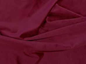 Spandex Plush Stretch Velour, Red