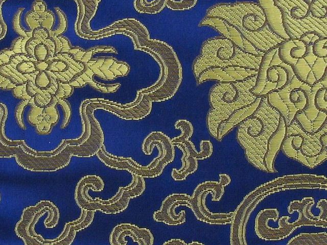 Polyester Jacquard, Shanghai Royal Motif - Blue