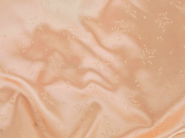 Lily Of Valley Polyester Jacquard, Peach