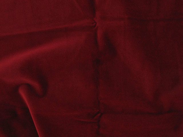 Cotton Pile Velvet, 340 g/m², Crimson