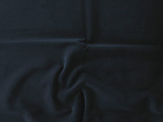 Cotton Pile Velvet, 340 g/m², Midnight