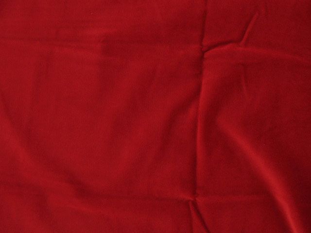 Cotton Pile Velvet, 340 g/m², Red