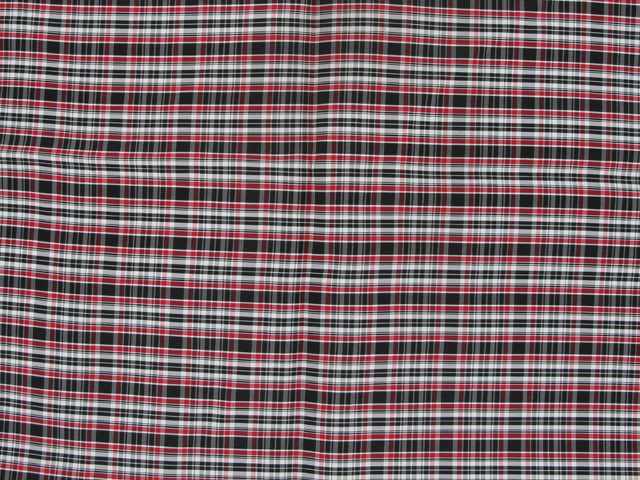 Taffeta Kilt Stripe - Red and White