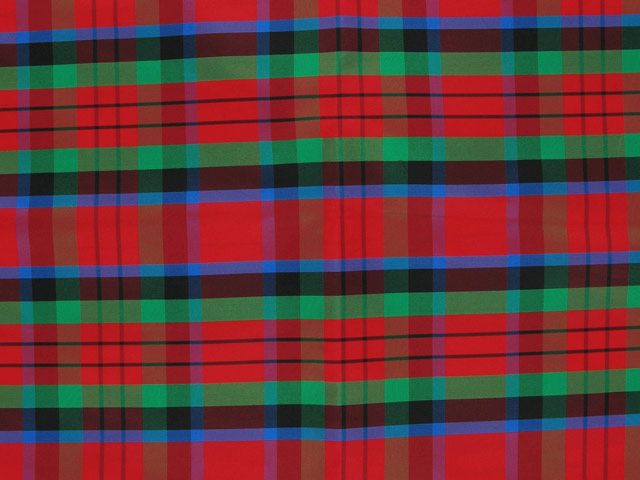 Taffeta Kilt Stripe - Red