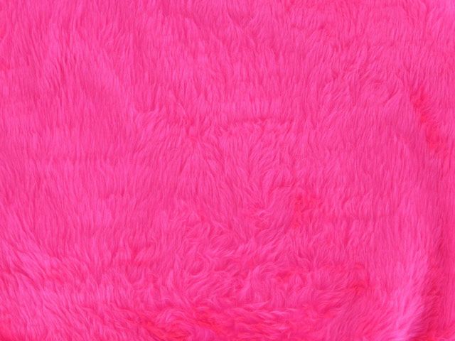 Short Pile Fur Fabric - Cerise