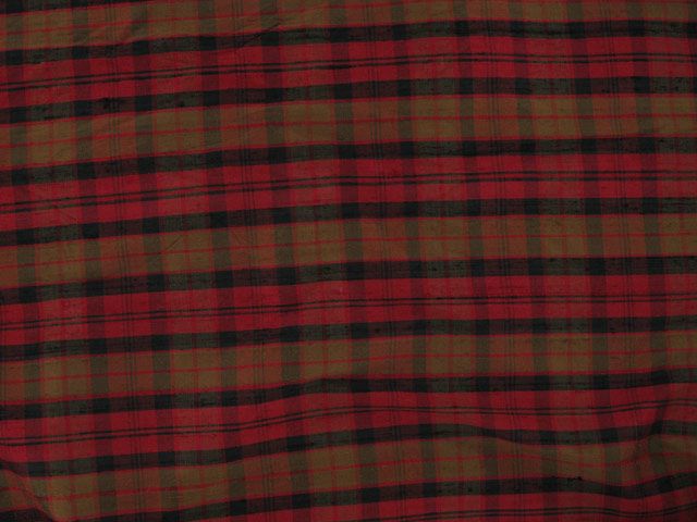 Silk Dupion Plaids Tartan - Yellow
