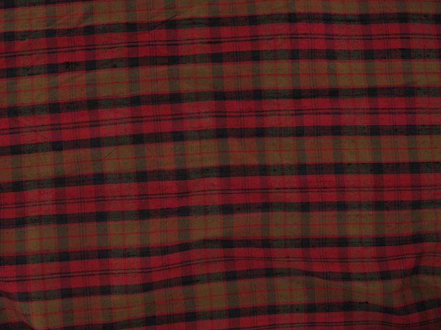 Silk Dupion Plaids Tartan - Yellow