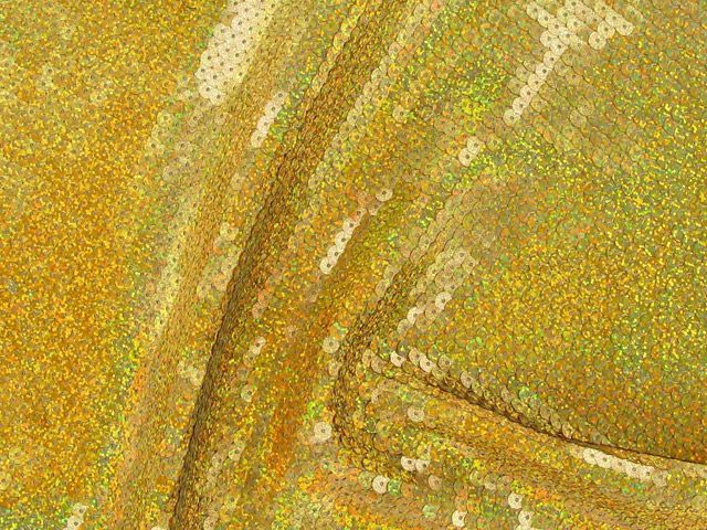 Fishscale Hologram Sequin - Yellow