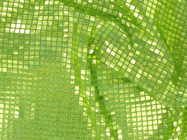 Square Hologram Sequin - Lime