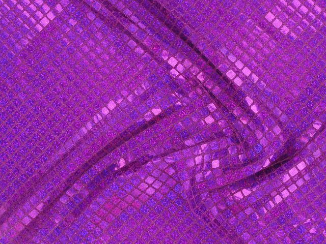 Square Hologram Sequin - Electric Violet