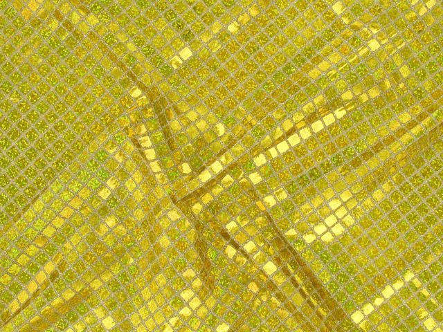 Square Hologram Sequin - Gold