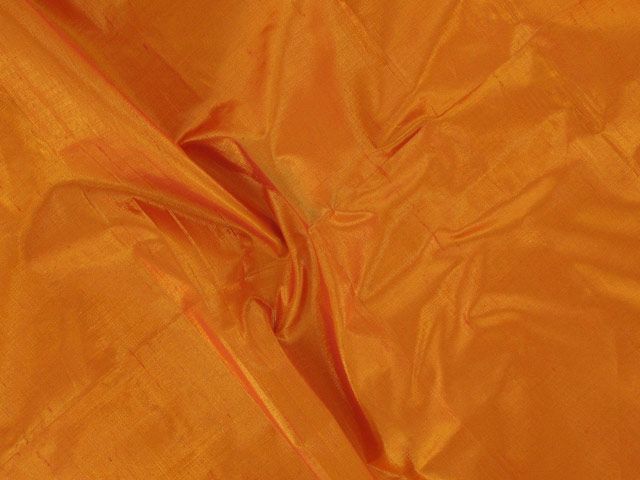 Metallic Silk Dupion - Burnt Orange