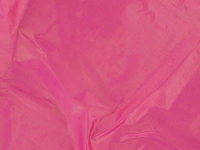 Metallic Silk Dupion - Party Pink