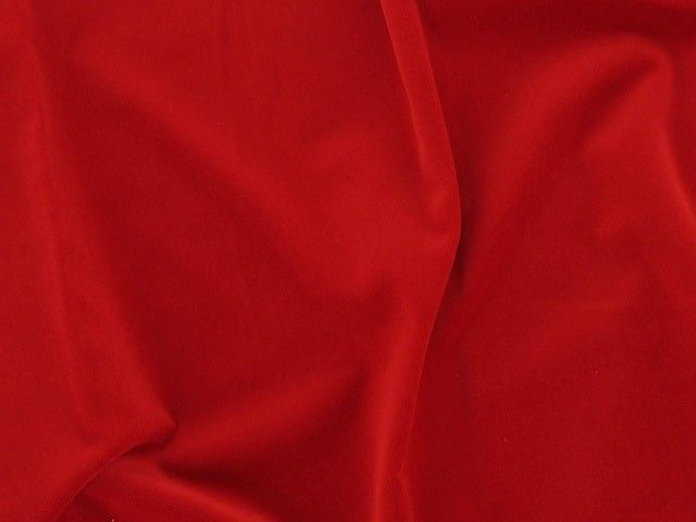 Cotton Pile Velvet, 310 g/m², Red