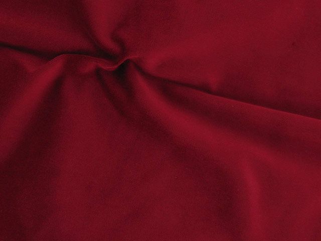 Cotton Pile Velvet, 310 g/m², Crimson