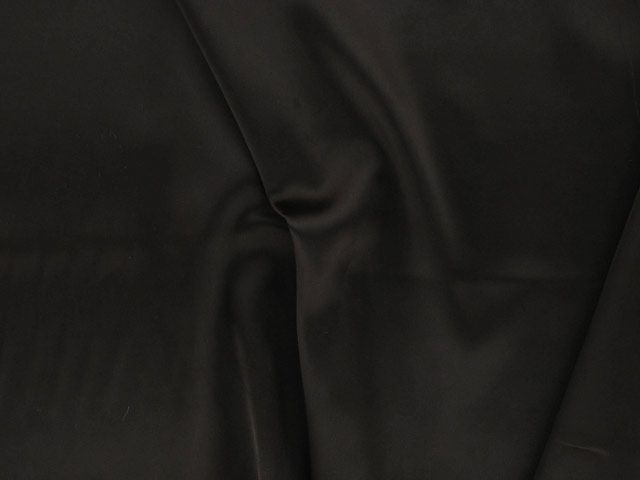 Stretch Satin - Dark Brown