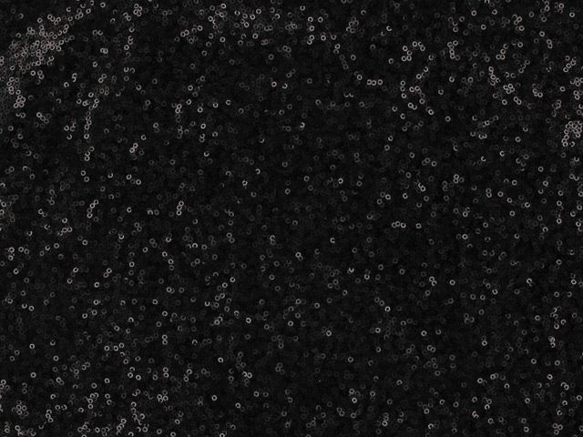 Stretch Tulle With 3mm Sequin - Black