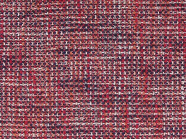 Tweeded Cotton Mixed Fibres - Red