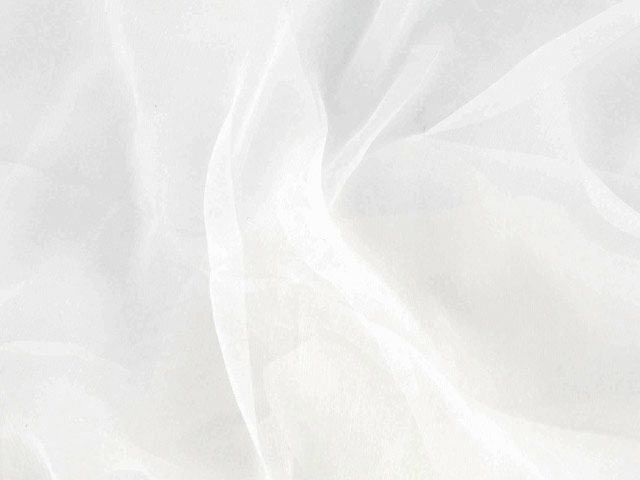 Soft Silk Organza, White